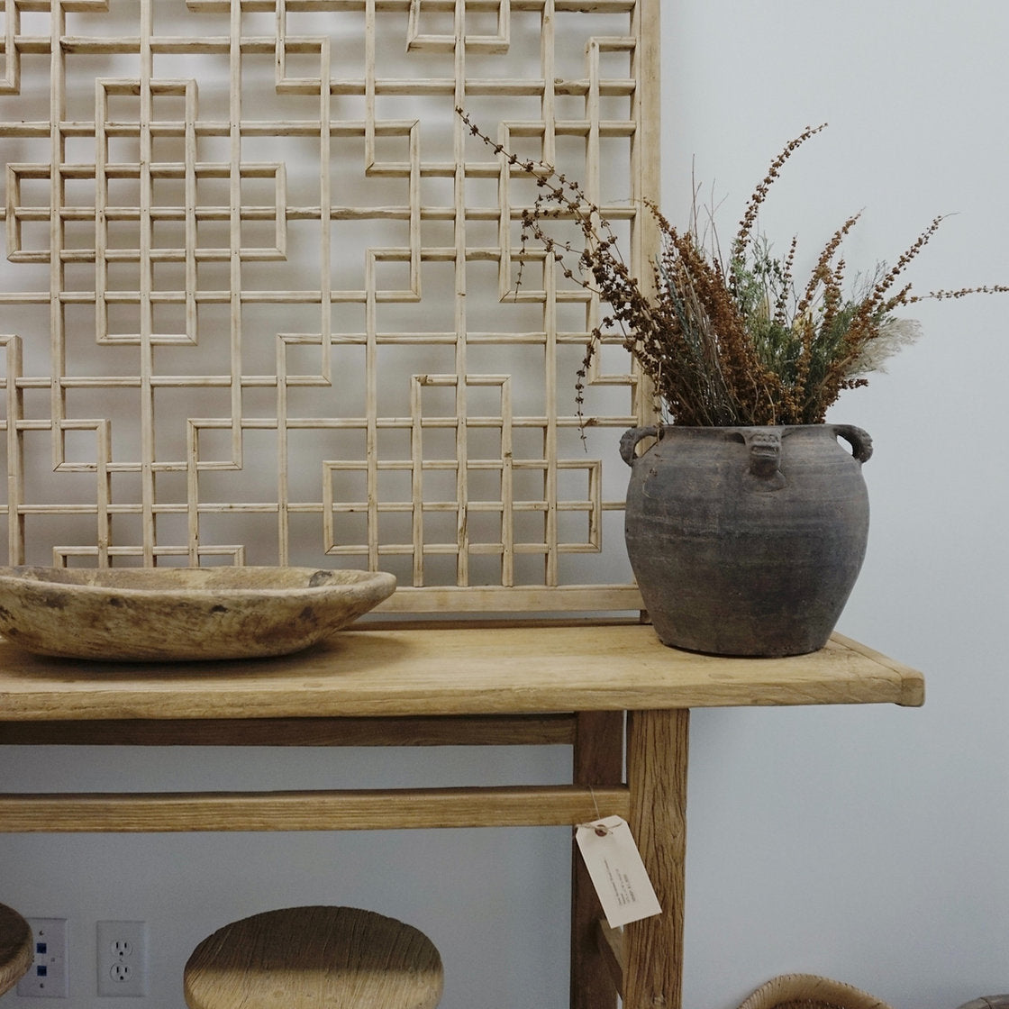 Drew Reclaimed Wood Console Table - Natural – view 2