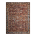 Loloi Layla Brick / Blue Rug - Rug & Weave