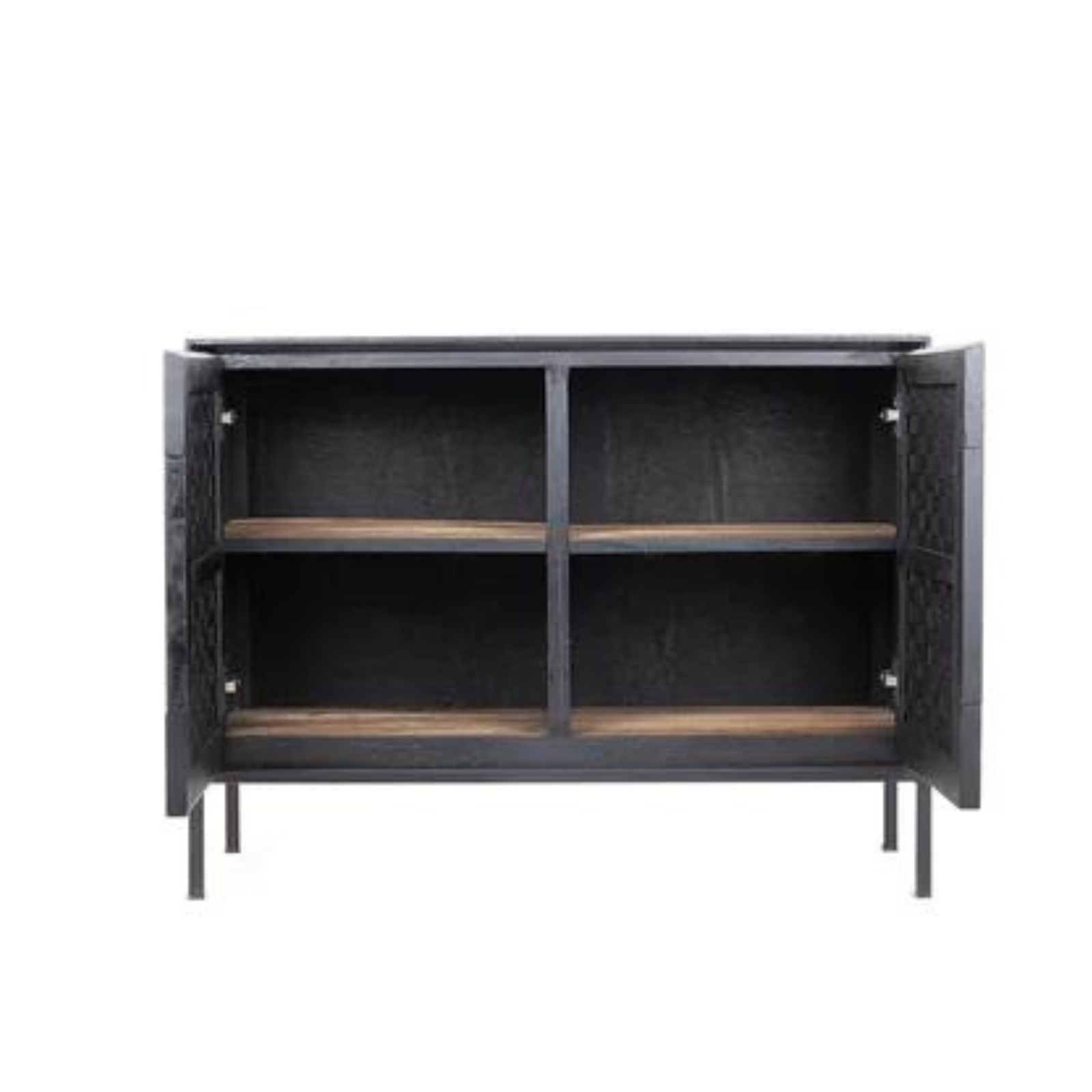 Derek Two Door Dresser - Charcoal - Rug & Weave