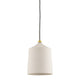 Matte White Aged Brass