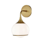 Reese Wall Sconce LIGHTING - sconce Hudson Valley Lighting Aged Brass