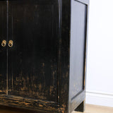 Billie Weathered Black Cabinet