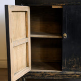 Billie Weathered Black Cabinet