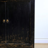 Billie Weathered Black Cabinet