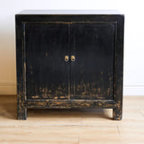 Billie Weathered Black Cabinet